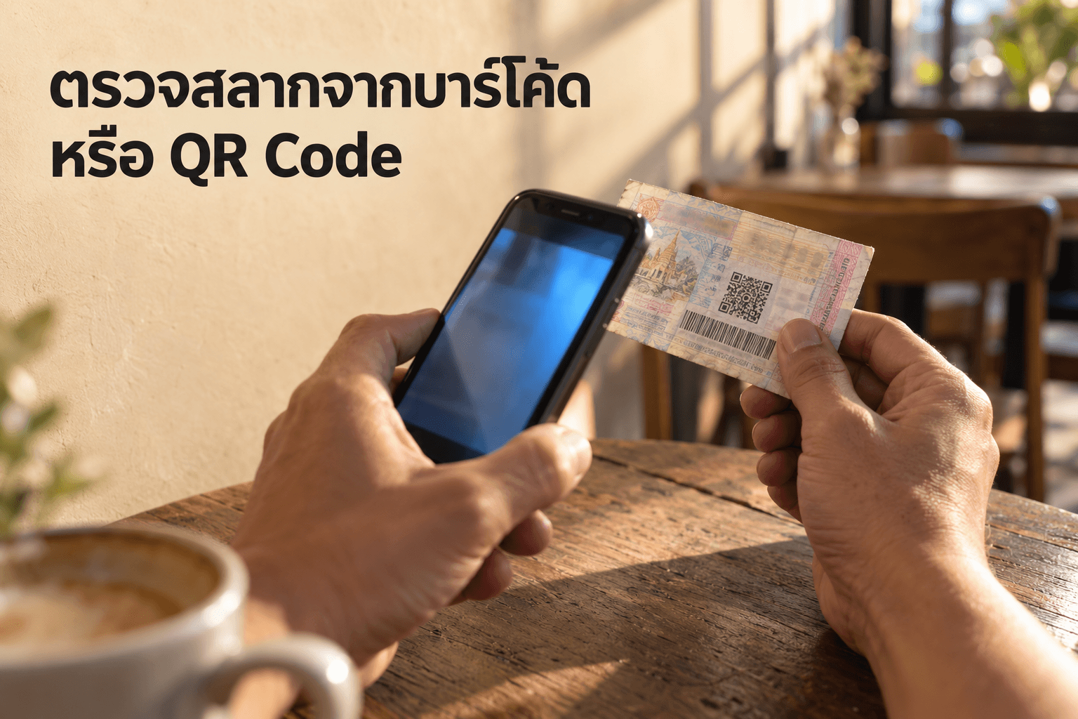 ตรวจสลากจากบาร์โค้ดหรือ QR Code ทำอย่างไรให้ปลอดภัย