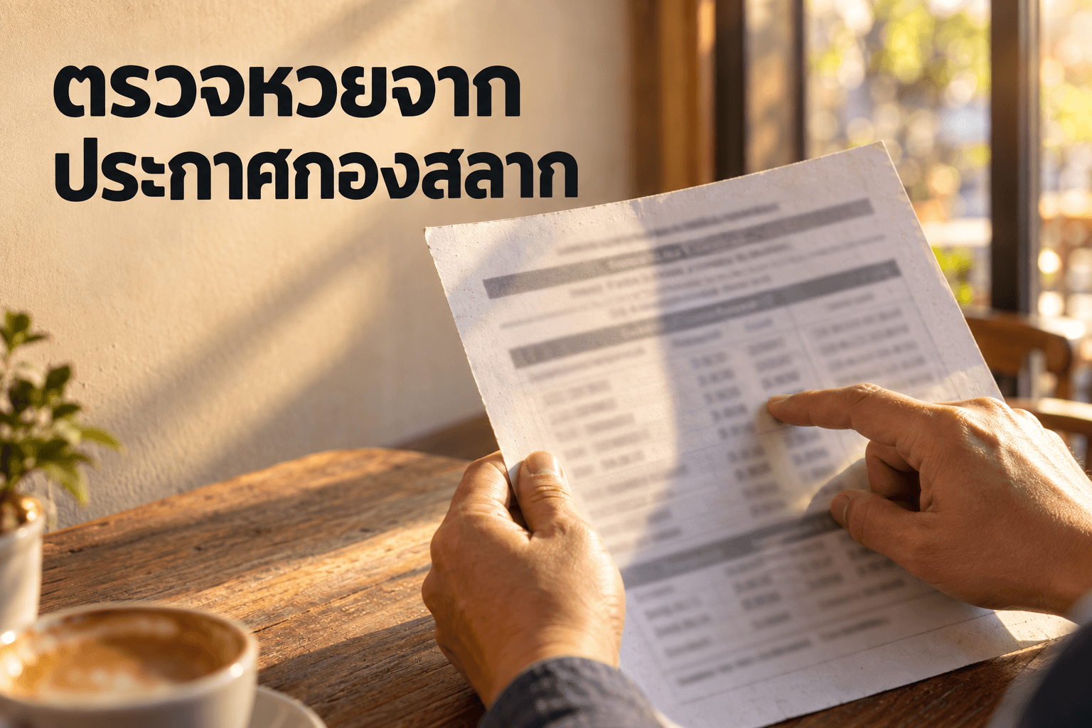 วิธีตรวจหวยจากประกาศ PDF กองสลาก อ่านให้ถูกทุกจุด