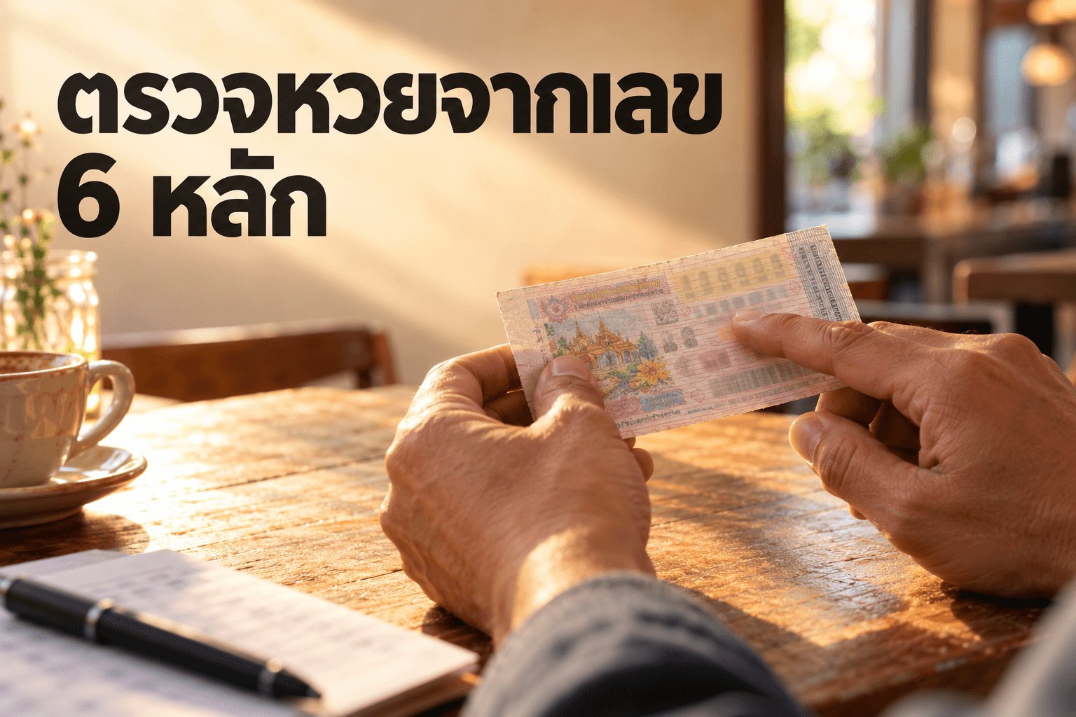 วิธีตรวจหวยจากเลข 6 หลักบนสลาก ต้องเทียบตรงไหน