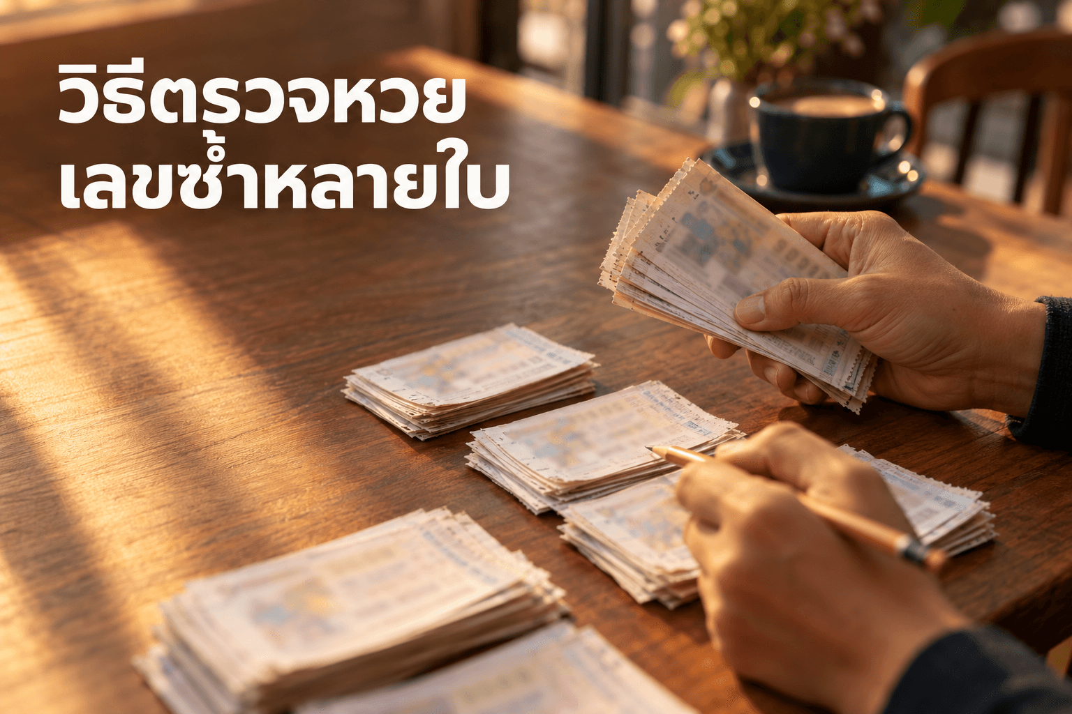 วิธีตรวจหวยเลขซ้ำหลายใบ นับรางวัลอย่างไร