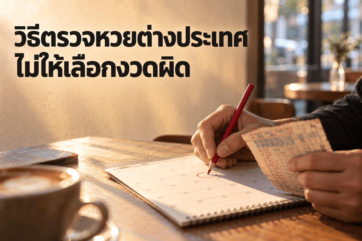 วิธีตรวจหวยต่างประเทศปี ค.ศ. ไม่ให้เลือกงวดผิด