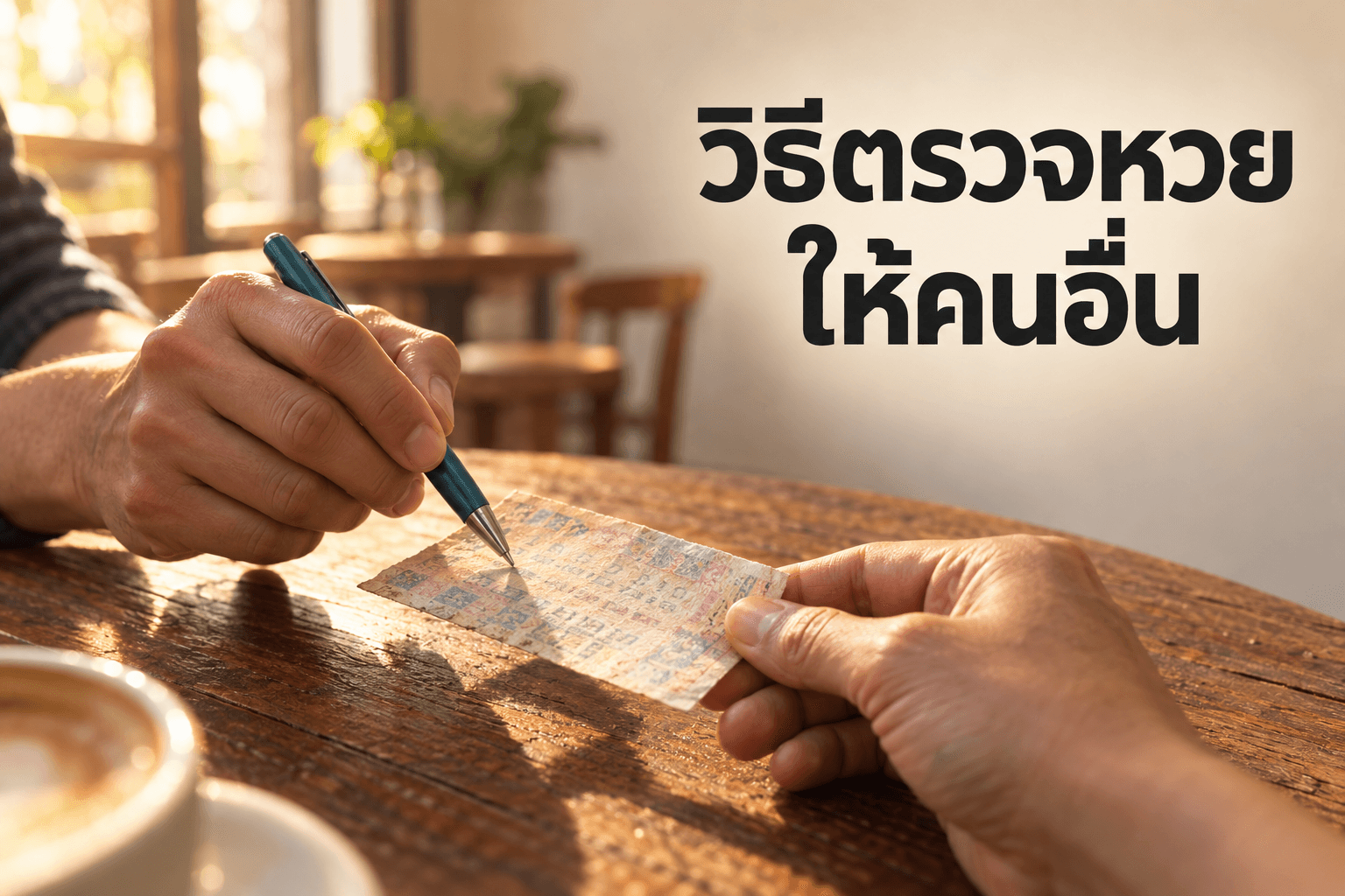 วิธีตรวจหวยให้คนอื่น ต้องใช้เอกสารมอบอำนาจไหม