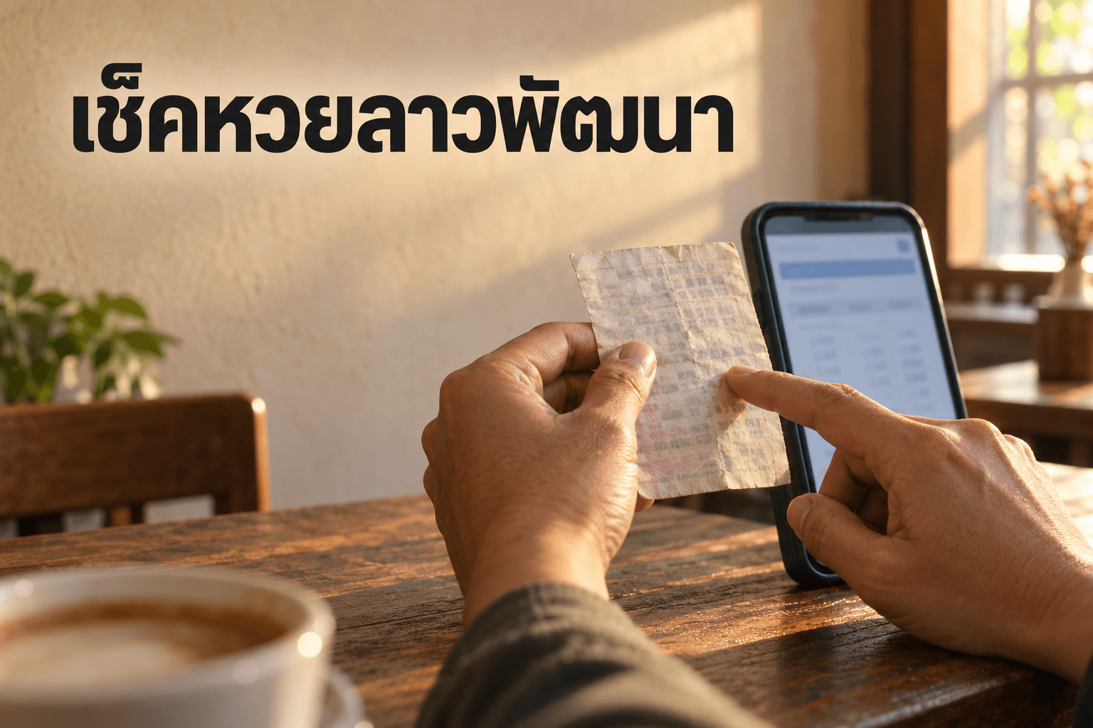 วิธีเช็คหวยลาวพัฒนา 4 ตัว 3 ตัว 2 ตัวให้ถูกต้อง