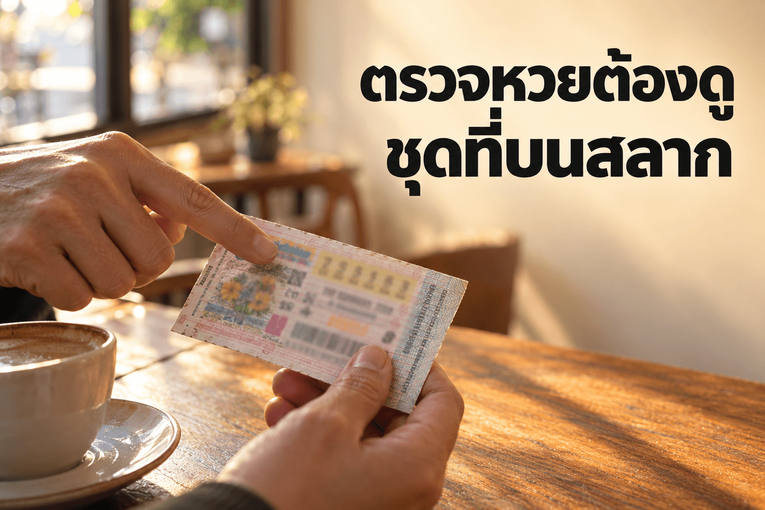 ตรวจหวยต้องดูชุดที่บนสลากไหม หรือดูแค่เลข 6 หลัก