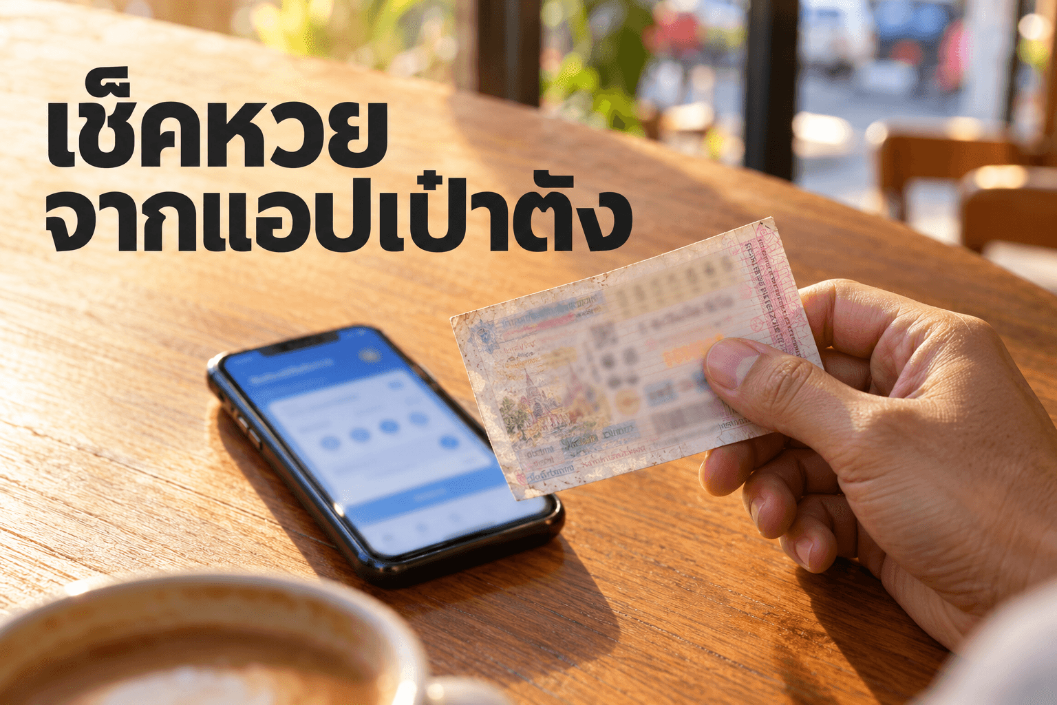 เช็คหวยจากแอปเป๋าตังกับใบสลาก ผลต่างกันทำอย่างไร
