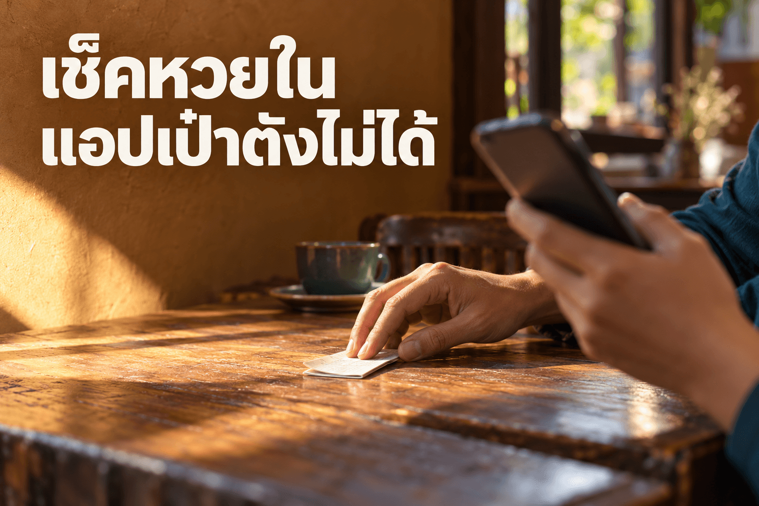 เช็คหวยในแอปเป๋าตังไม่ได้ ตรวจผลจากที่ไหนแทน
