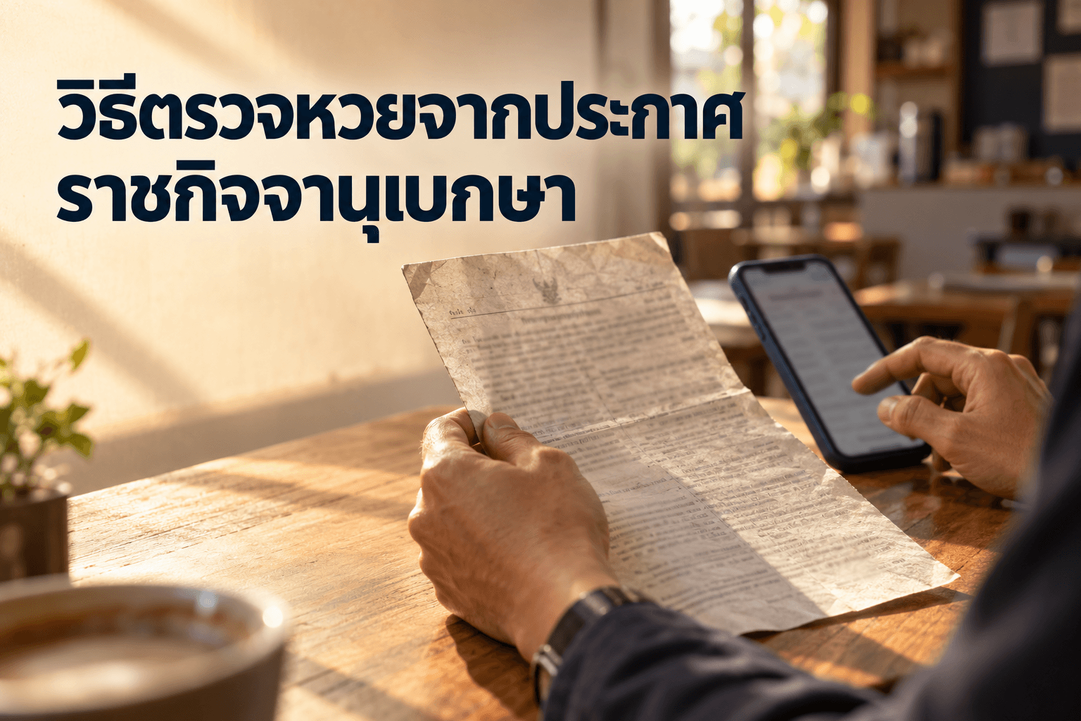 วิธีตรวจหวยจากราชกิจจานุเบกษา ใช้ยืนยันผลได้ไหม