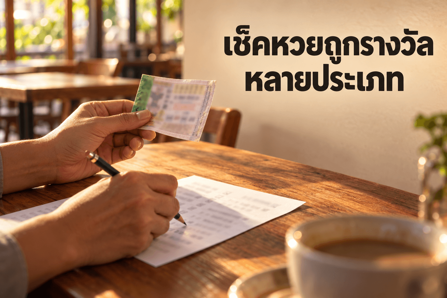 เช็คหวยถูกรางวัลหลายประเภทในใบเดียว ได้เงินรวมไหม