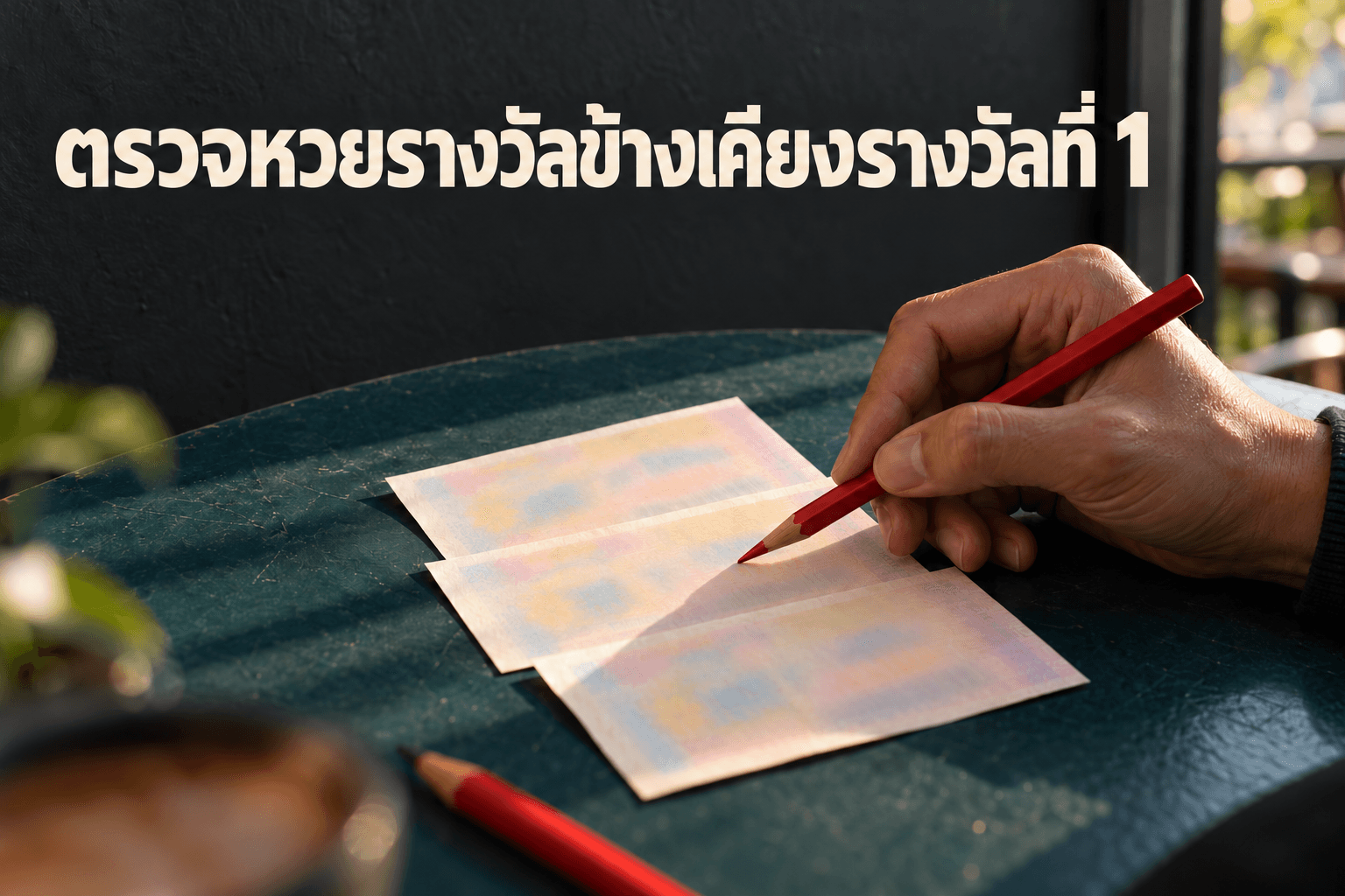 วิธีตรวจหวยรางวัลข้างเคียงรางวัลที่ 1 เทียบเลขอย่างไร